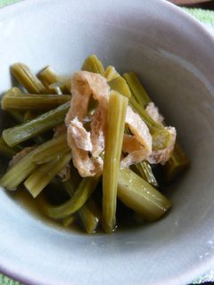 旬♪わらびと油揚げの炒め煮-レシピのメイン写真