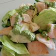 白身魚と温野菜サラダ★自家製バジルソース