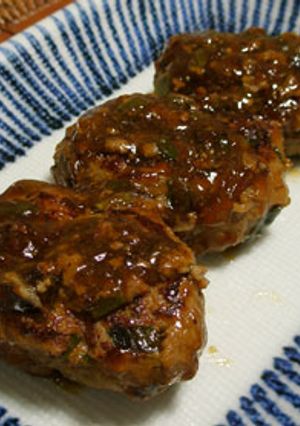切り干し大根入りバーグ　お弁当のおかず-レシピのメイン写真