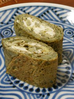 バジルペースト入り卵焼き お弁当のおかず-レシピのメイン写真