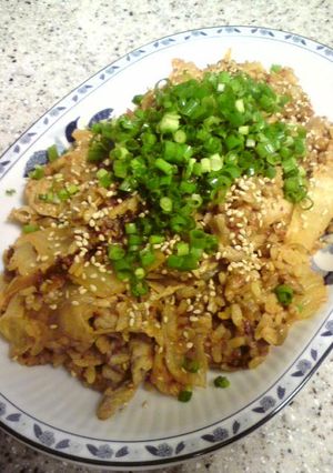 豚キムチ納豆炒飯-レシピのメイン写真