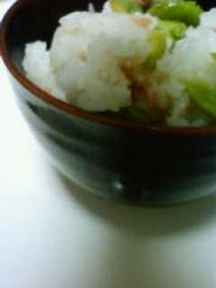 ソラマメとベーコンの混ぜご飯。-レシピのメイン写真