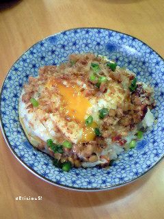 納豆目玉焼き丼-レシピのメイン写真