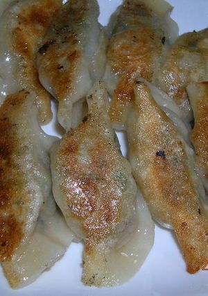 子供も喜ぶ♪隠し味入りもちもち手作り餃子-レシピのメイン写真