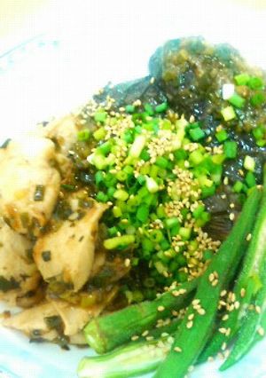 梅で食べる鶏となす-レシピのメイン写真