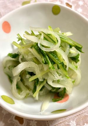 大根と水菜のレンチン和え♪-レシピのメイン写真