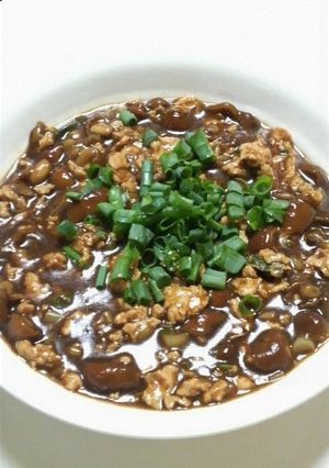 麻婆ナメコ-レシピのメイン写真
