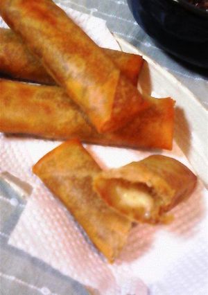 チーズがとろ～り☆ポテトカレー春巻-レシピのメイン写真
