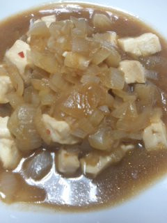 お豆腐のネギだくピリ辛味噌煮☆-レシピのメイン写真