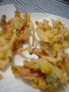 フライ衣の残りで♪ecoかき揚げ-レシピのメイン写真