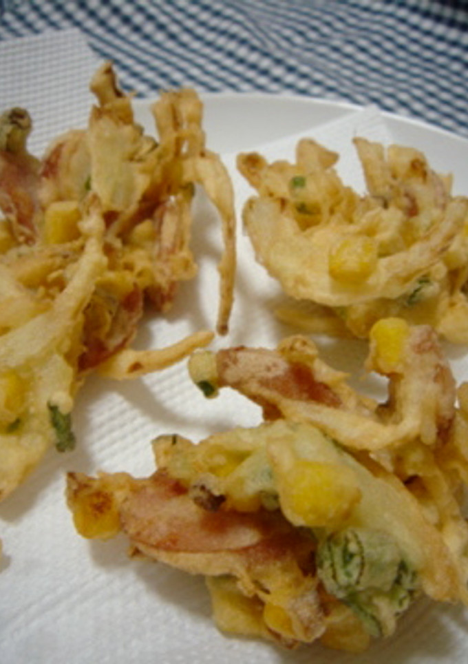 フライ衣の残りで♪ecoかき揚げ-レシピのメイン写真