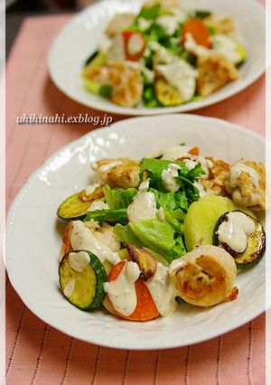チキンと野菜のアンチョビクリームソース-レシピのメイン写真
