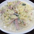 米粉で簡単クリームパスタ♡