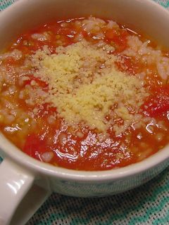 myトマトスープdeイタリアンなスープ飯-レシピのメイン写真