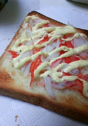 ★カニカマヨトースト★-レシピのメイン写真