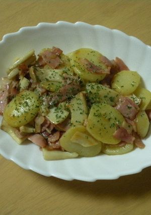 エリンギポテトのにんにく炒め-レシピのメイン写真