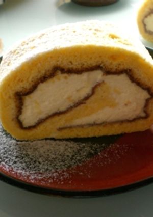 しっとりロールケーキ＊京都のお味噌風味-レシピのメイン写真