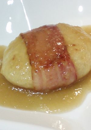 ベーコン巻き☆豆腐ハンバーグおろしソース-レシピのメイン写真