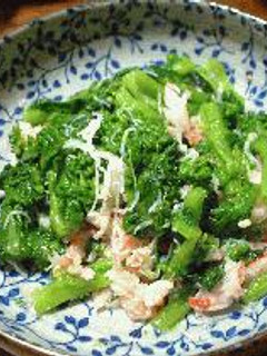 菜の花とカニのおひたし-レシピのメイン写真