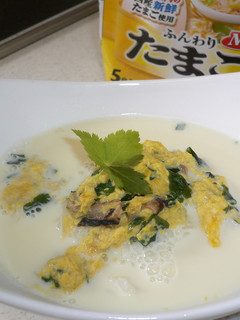 豆乳で簡単★リゾット風スープ飯-レシピのメイン写真