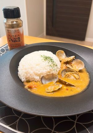 あさりのスパイスココナッツカレー-レシピのメイン写真