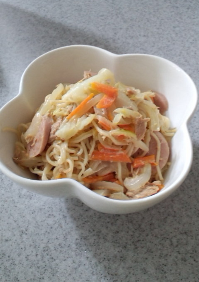 そうめん マヨ炒め〜♪-レシピのメイン写真