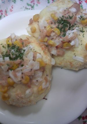 お豆腐のふわふわツナマヨパン☆-レシピのメイン写真