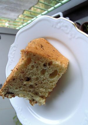 しと～ふわ～☆チョコバナナシフォンケーキ-レシピのメイン写真