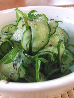 【ダブルしそコンビ】きゅうり和え物-レシピのメイン写真