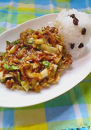 キャベツとひき肉だけのカレー♪♬♫-レシピのメイン写真