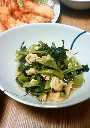 定番！小松菜の煮びたし-レシピのメイン写真