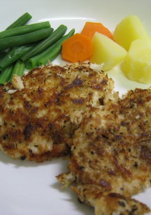 鶏胸肉の香草パン粉焼き-レシピのメイン写真