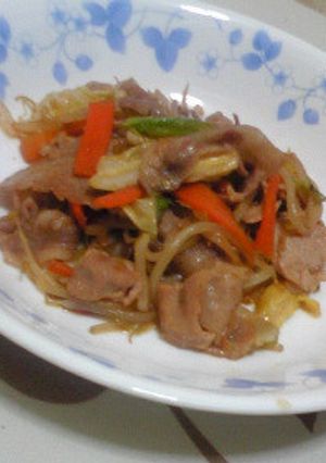 定食屋さんチックな肉野菜炒め-レシピのメイン写真