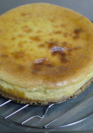 フープロで簡単♪ベークドチーズケーキ-レシピのメイン写真