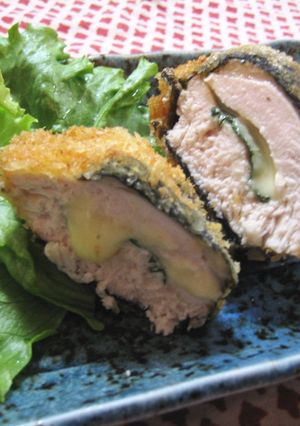 しそ＆チーズin海苔巻きチキンカツ-レシピのメイン写真