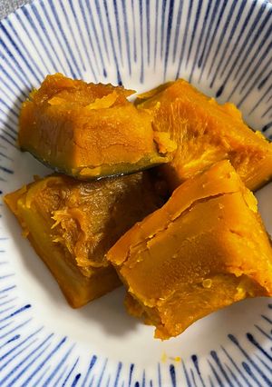 ホクホク甘い！かぼちゃの煮物-レシピのメイン写真
