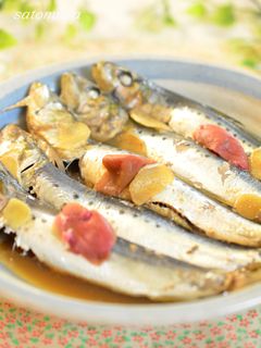 圧力鍋で骨まで柔らか~イワシの梅酢煮♪-レシピのメイン写真