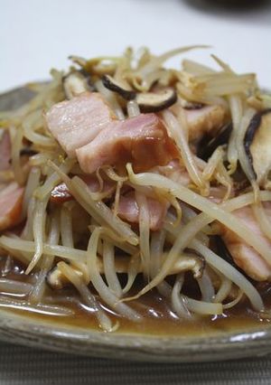 もやしとベーコンの甘酢炒め-レシピのメイン写真