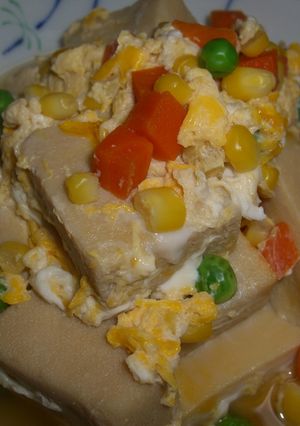 ✿高野豆腐のカラフル卵とじ✿-レシピのメイン写真