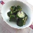 材料2つ たたきキュウリのゆかり和え