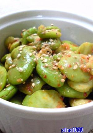 和えただけ〜☆そら豆のぴり辛ナムル-レシピのメイン写真