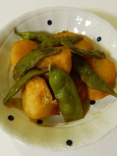 じゃがいもとササギの煮物-レシピのメイン写真