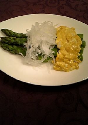 アスパラのカレータルタル-レシピのメイン写真