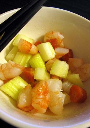 エビとセロリとニンジンの和えもの-レシピのメイン写真
