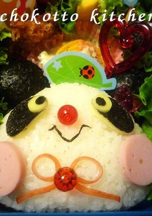 キャラ弁☆カニカマのリボン-レシピのメイン写真