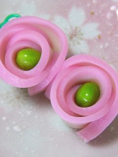 お弁当に♬枝豆とかまぼこのお花☆彡-レシピのメイン写真