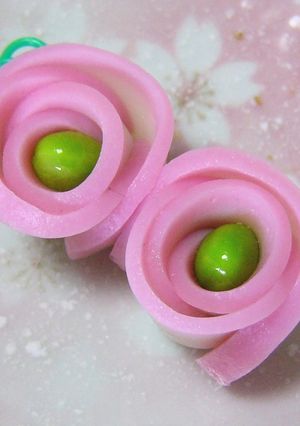 お弁当に♬枝豆とかまぼこのお花☆彡-レシピのメイン写真