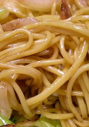ツルシコ新食感！坂本製麺手延べ焼きそば♪-レシピのメイン写真