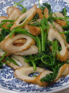 三つ葉とちくわの炒め物-レシピのメイン写真