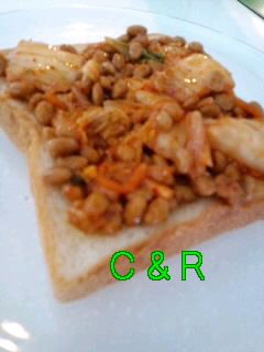 その名も!キムチ納豆パン!-レシピのメイン写真